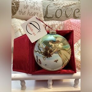 Figi Inside Art Angel Holiday Ornament - Multicolor